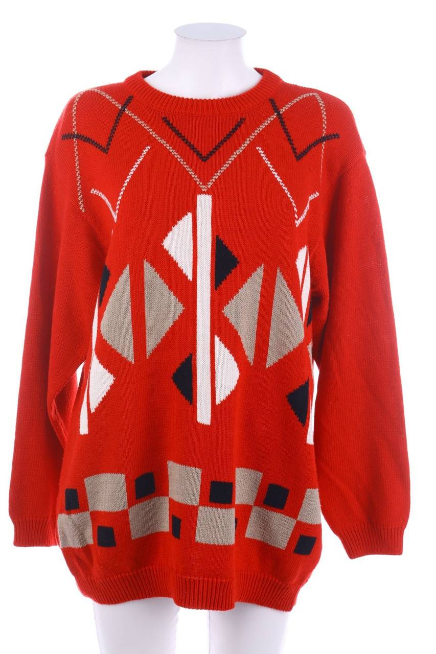 Carou VINTAGE Strick-Pullover mit Muster