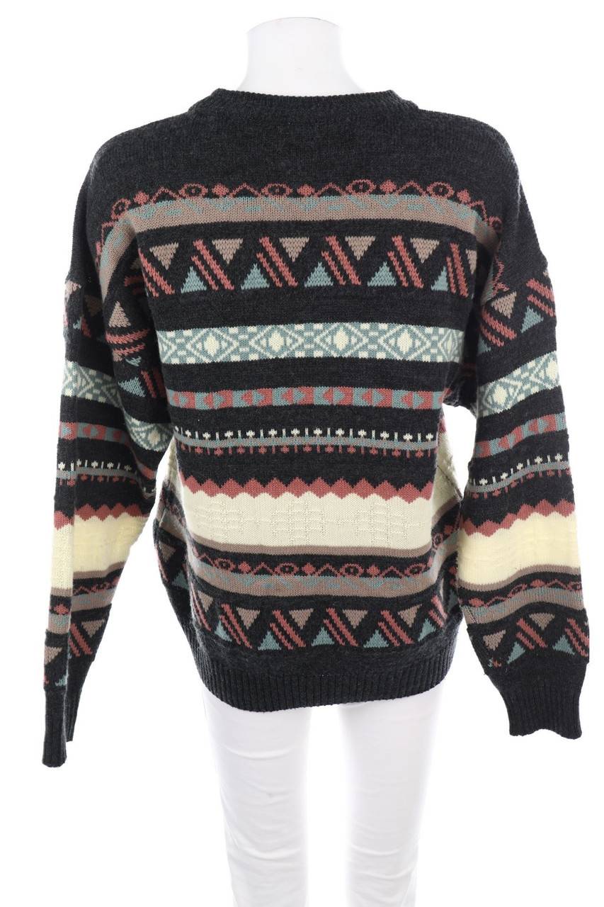 Carou VINTAGE Strick-Pullover Mit Muster