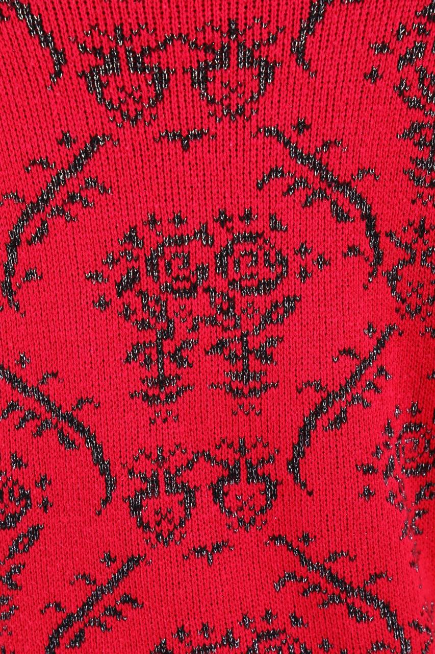 Carou VINTAGE Strick-Pullover Mit Muster