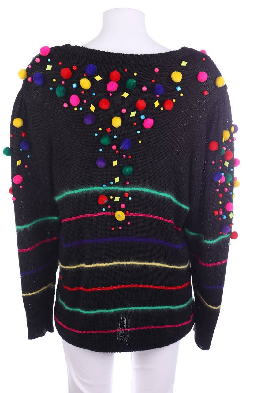 Carou VINTAGE Strick-Pullover Mit Perlen