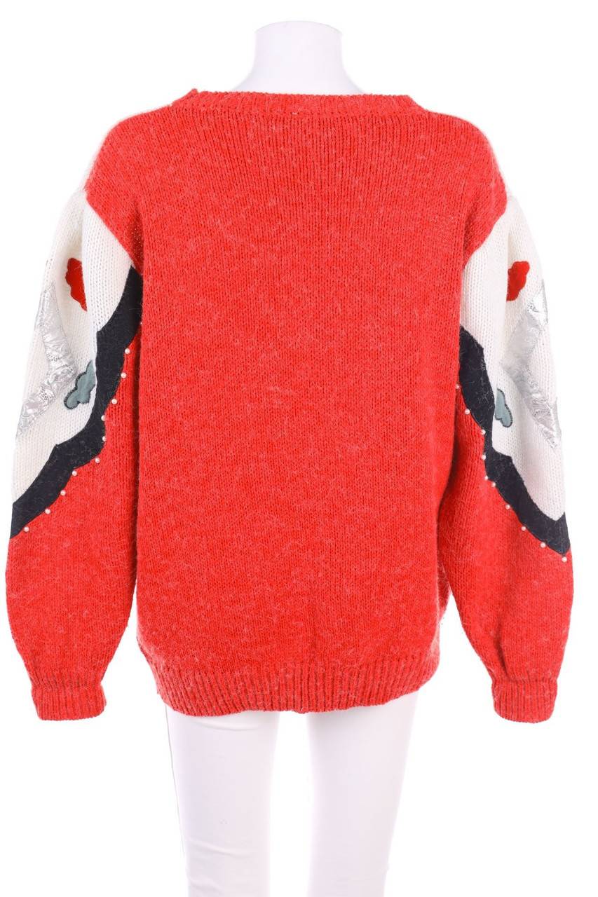 Carou VINTAGE Strick-Pullover Mit Perlen