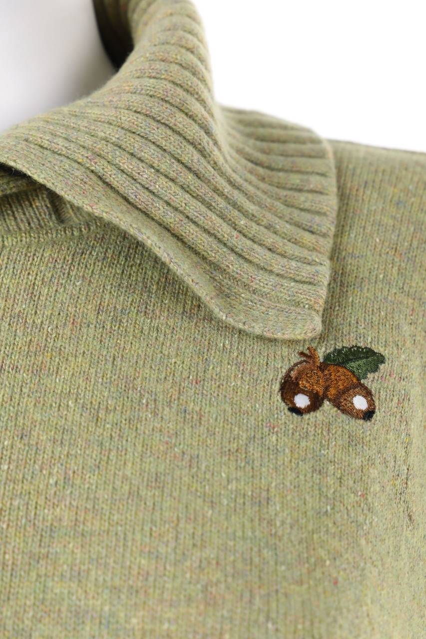 Carou VINTAGE Strick-Pullover Mit Print