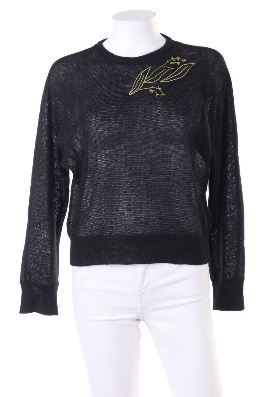 Carou VINTAGE Strick-Pullover mit Stickereien