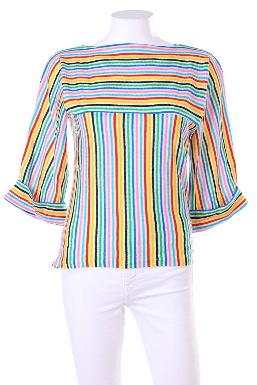 Carou VINTAGE Strick-Pullover mit Streifen