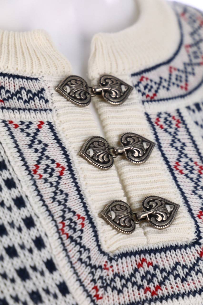 Carou VINTAGE Strick-Pullover Mit Wolle