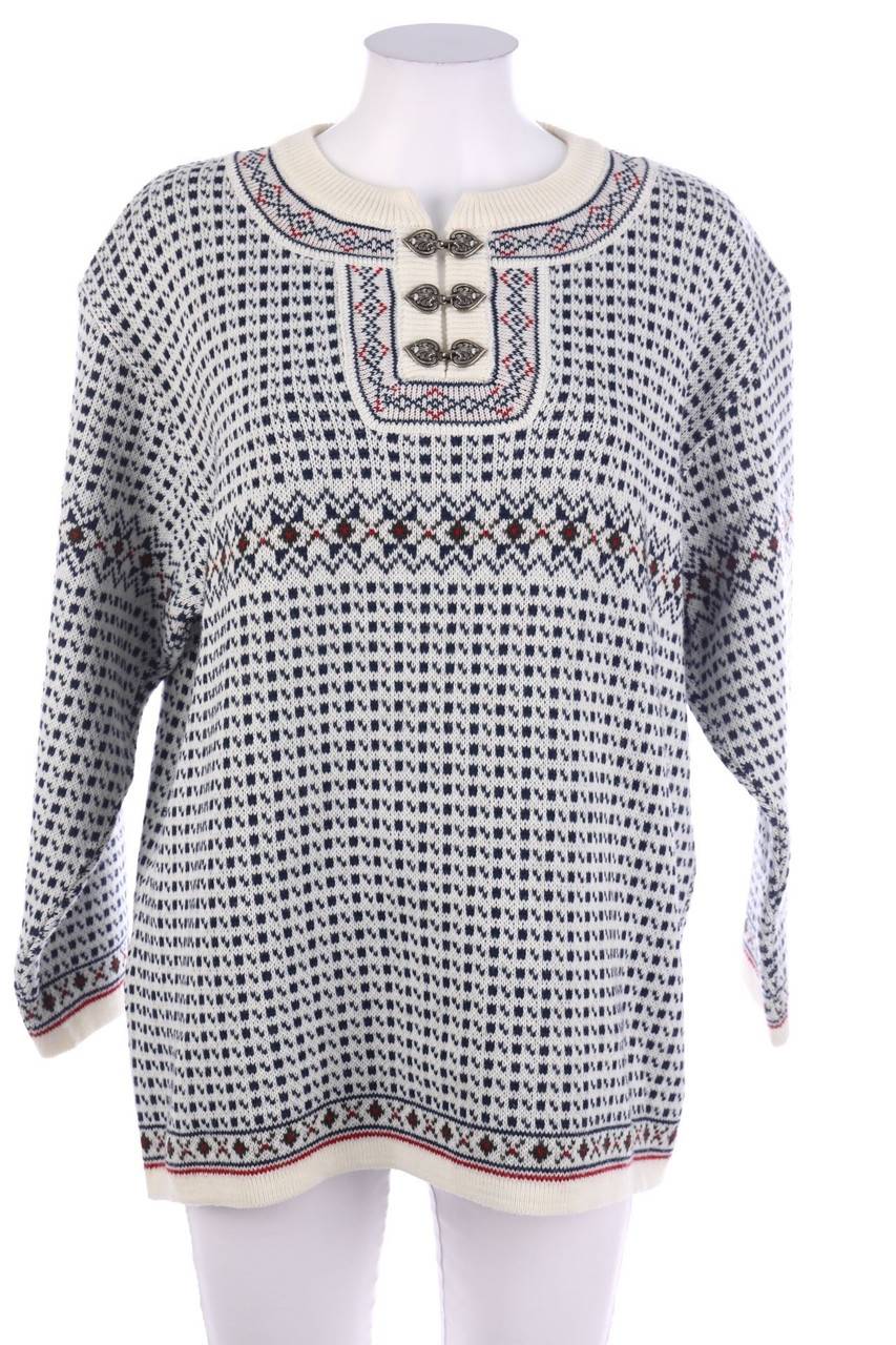 Carou VINTAGE Strick-Pullover mit Wolle