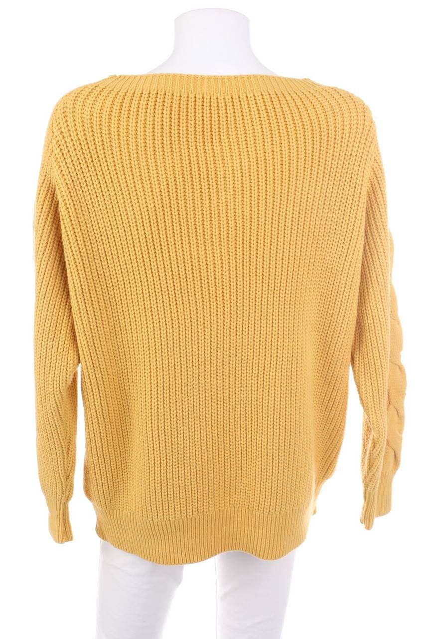 Carou VINTAGE Strick-Pullover Mit Zopf-Muster