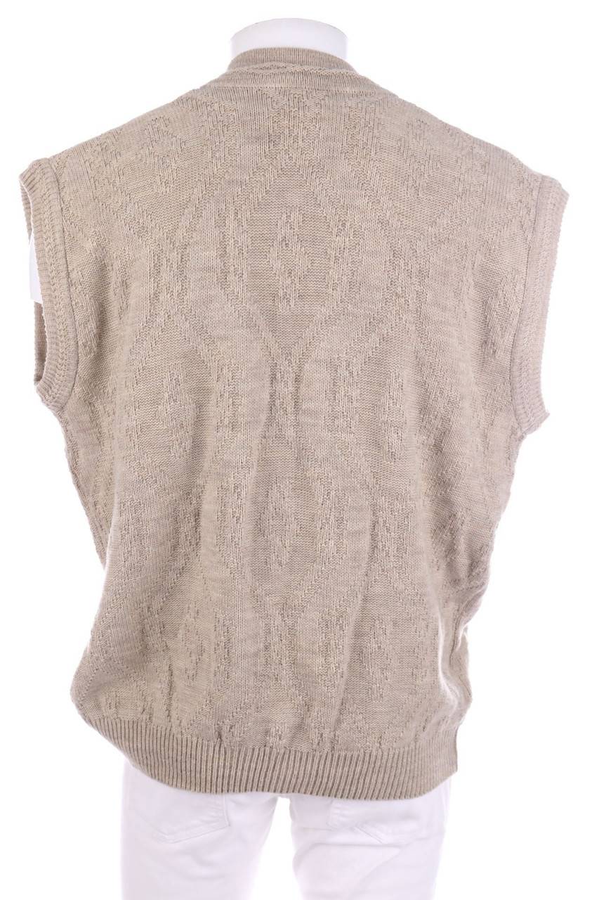 Carou VINTAGE Strick-Weste Mit Muster