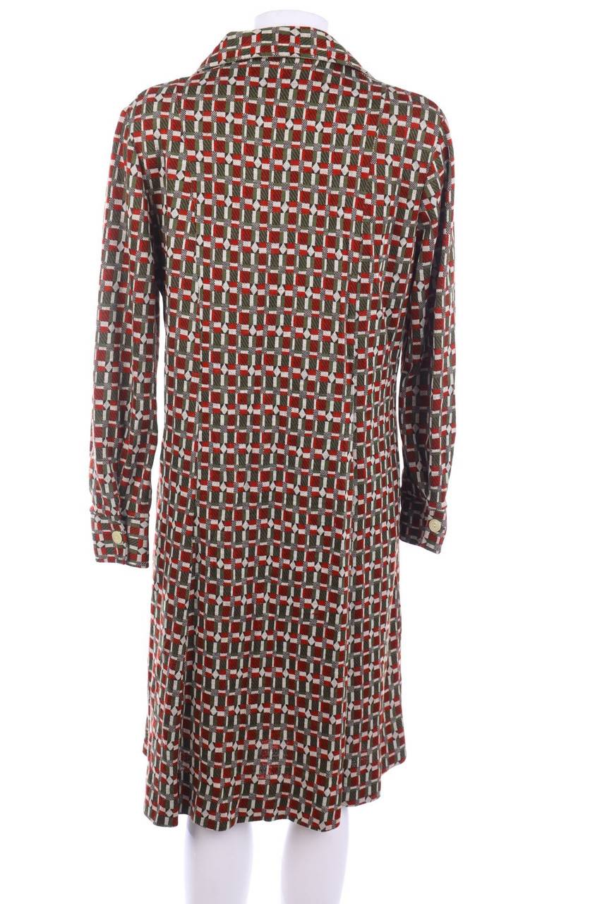 Carou VINTAGE Strickkleid Mit Geometrischem Muster