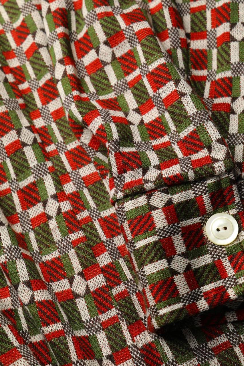 Carou VINTAGE Strickkleid Mit Geometrischem Muster