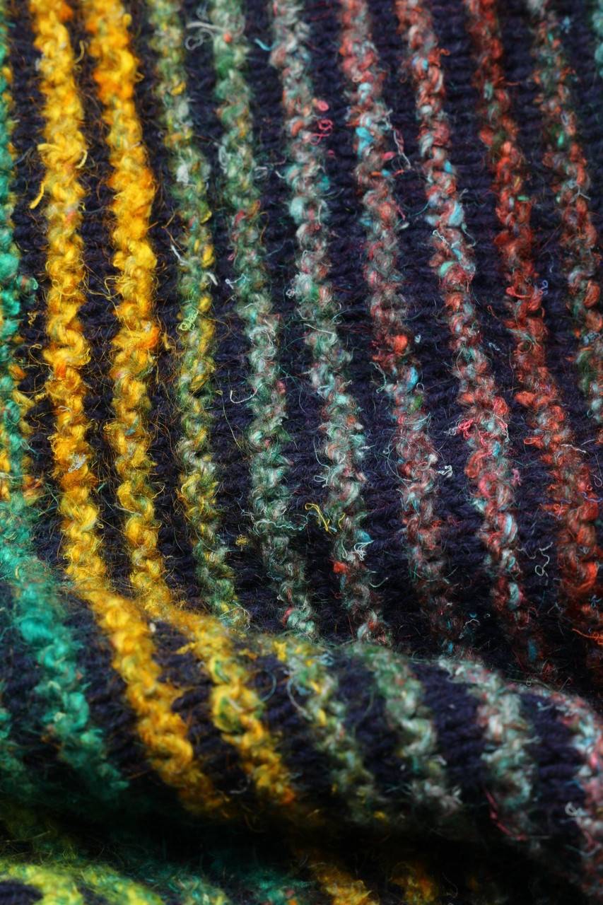 Carou VINTAGE Strickrock Mit Streifen