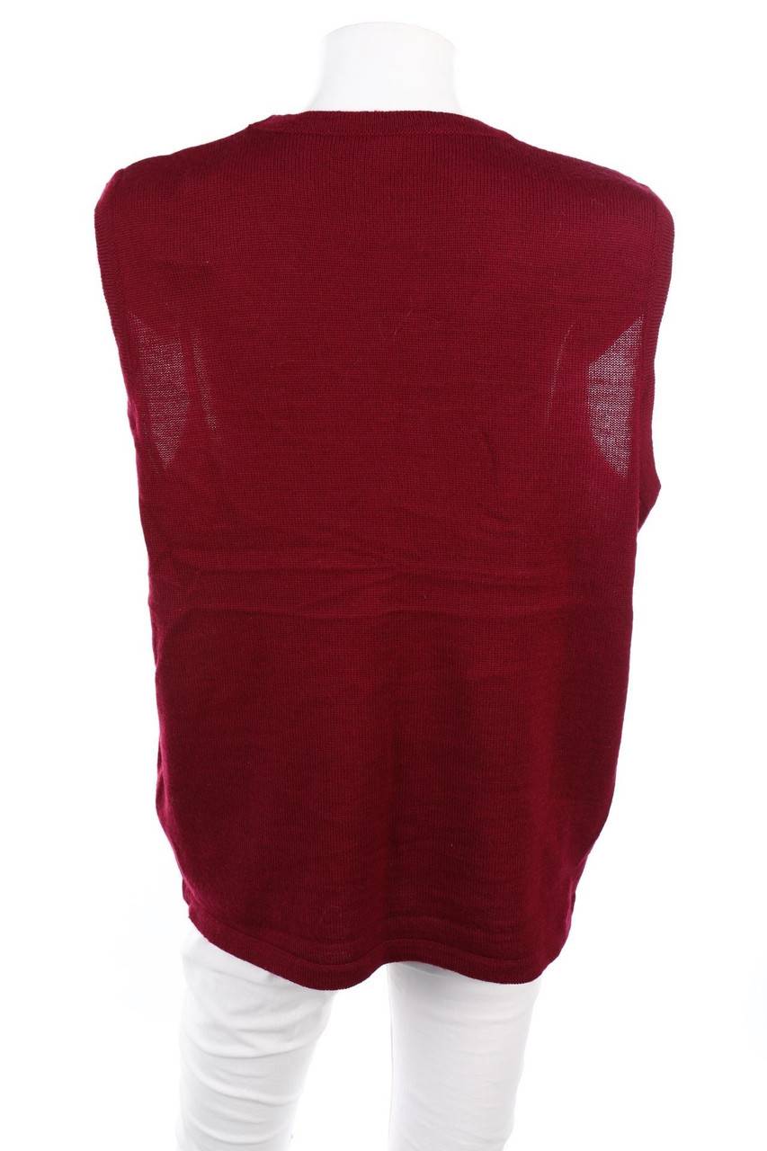 Carou VINTAGE Strickweste Aus Schurwoll-Mix