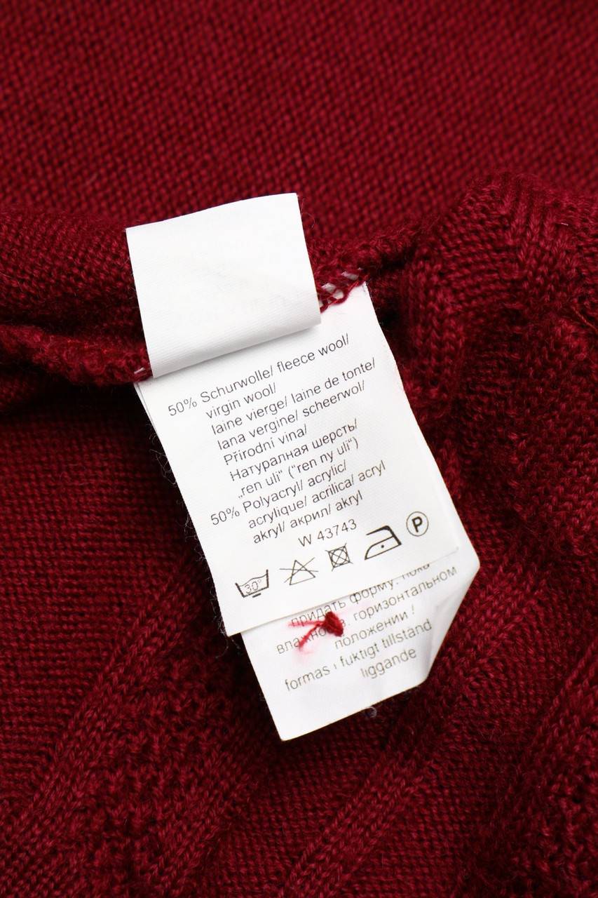 Carou VINTAGE Strickweste Aus Schurwoll-Mix