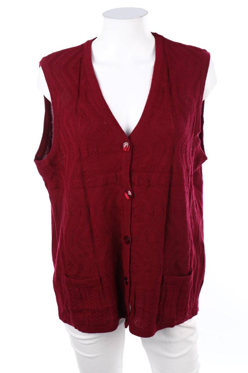 Carou VINTAGE Strickweste aus Schurwoll-Mix