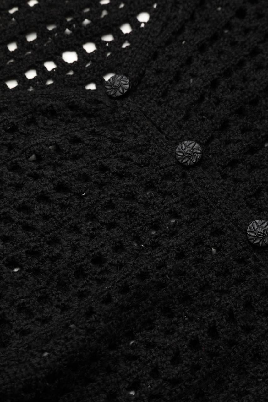 Carou VINTAGE Strickweste Mit Fransen