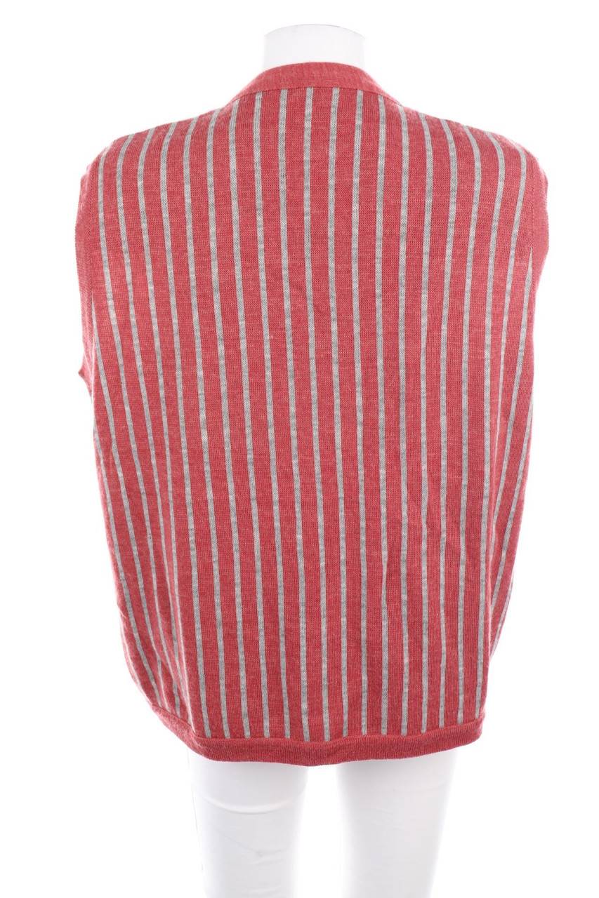 Carou VINTAGE Strickweste Mit Streifen