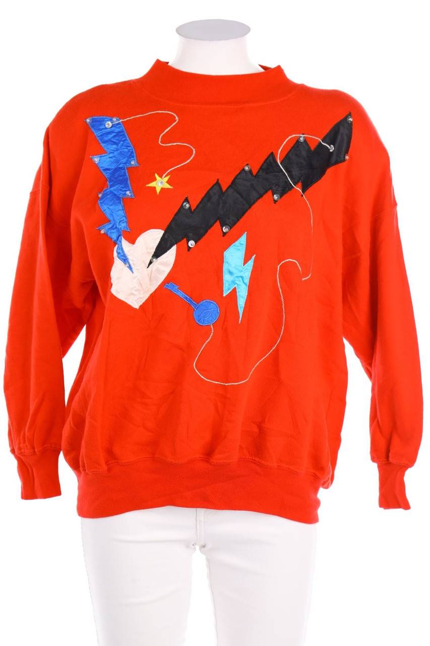 Carou VINTAGE Sweatshirt mit Applikationen