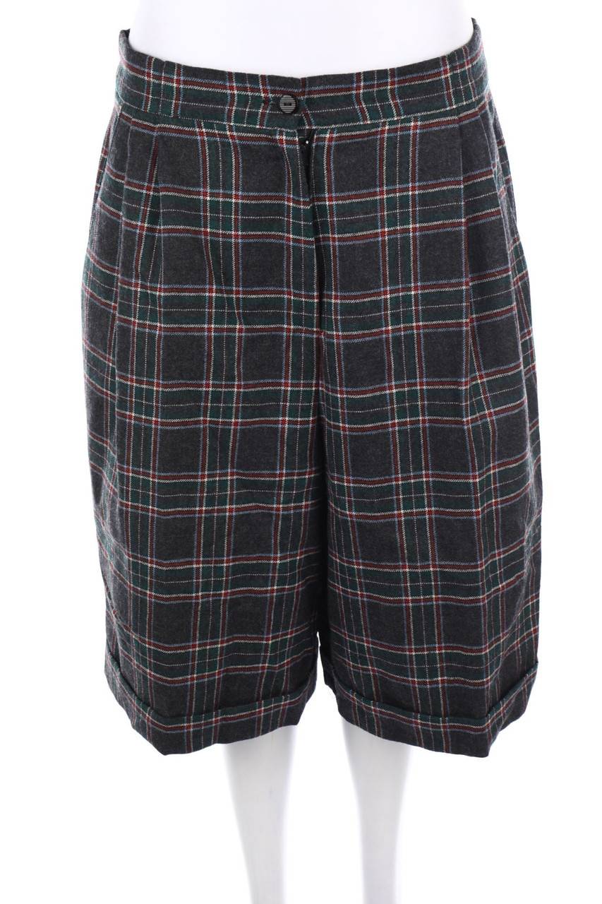 Carou VINTAGE Tartan-Shorts aus Wolle