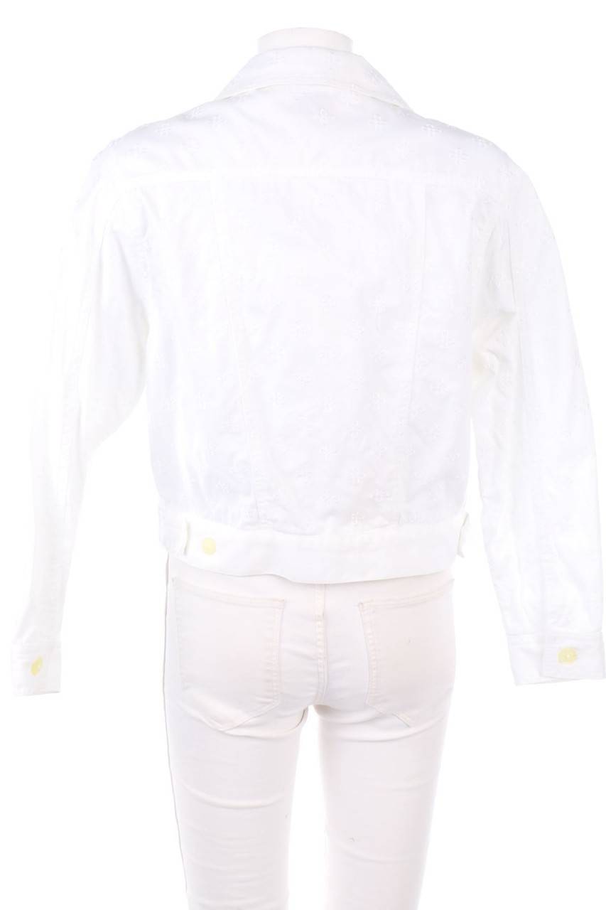 Carou VINTAGE-TEIL Jeans-Jacke Mit Stickereien