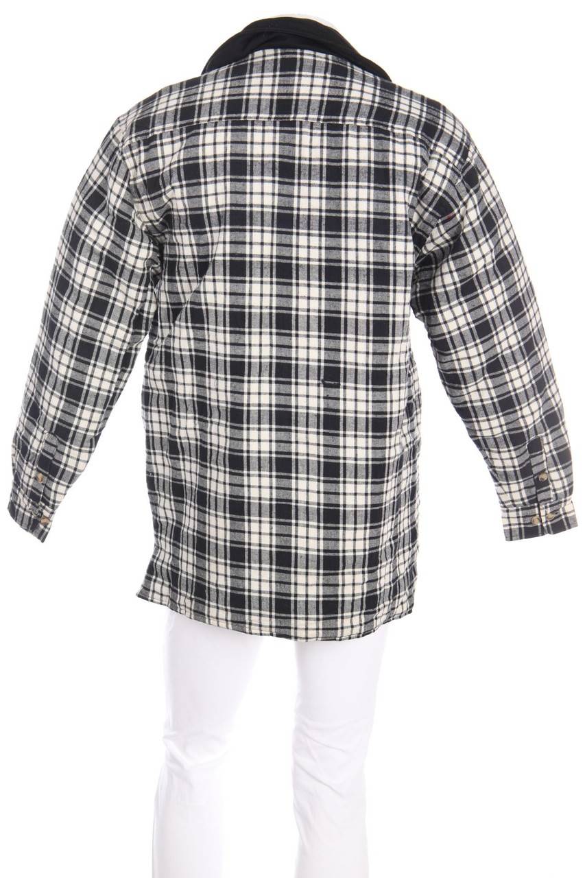 Carou VINTAGE-TEIL Wattierte Jacke Mit Karo-Muster