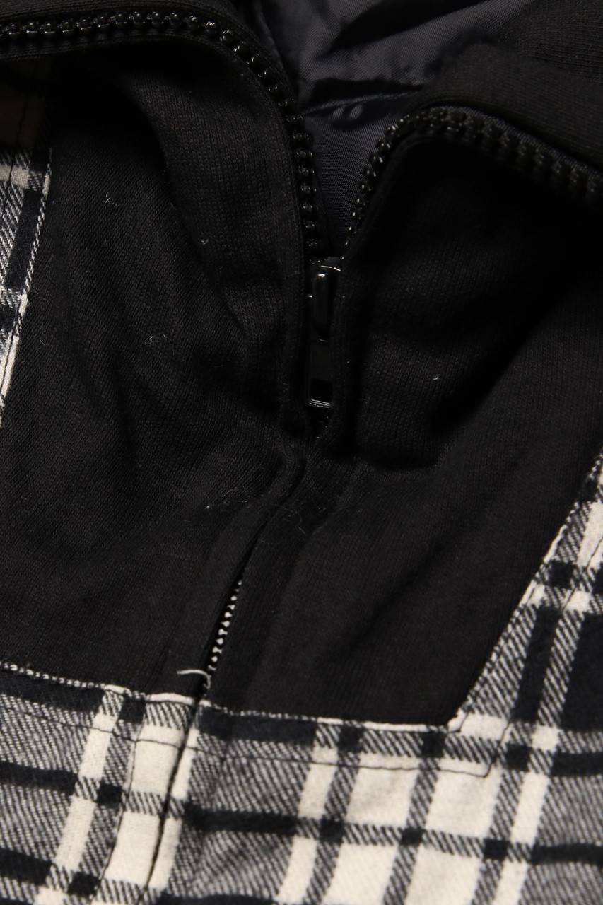 Carou VINTAGE-TEIL Wattierte Jacke Mit Karo-Muster