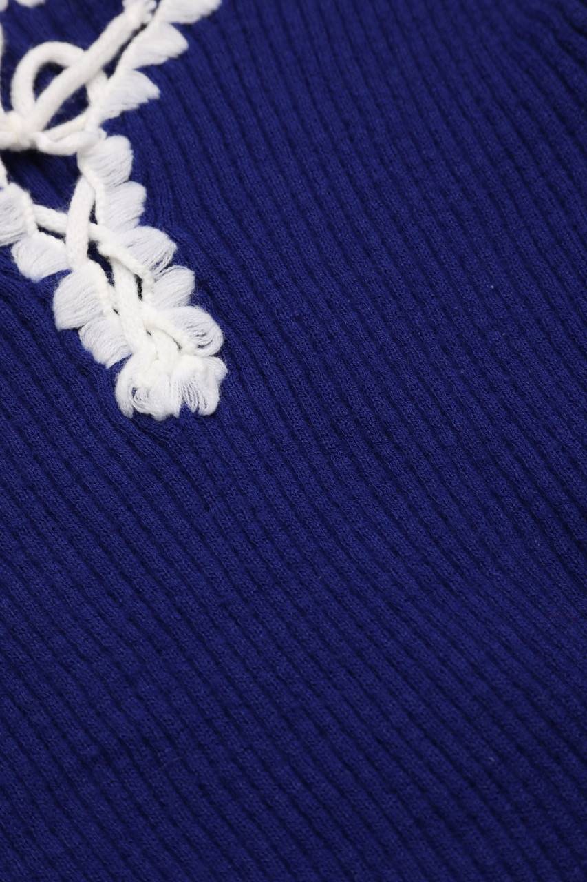 Carou VINTAGE Top Mit Schnürung