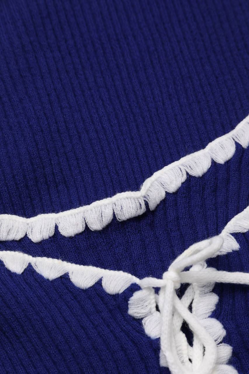 Carou VINTAGE Top Mit Schnürung