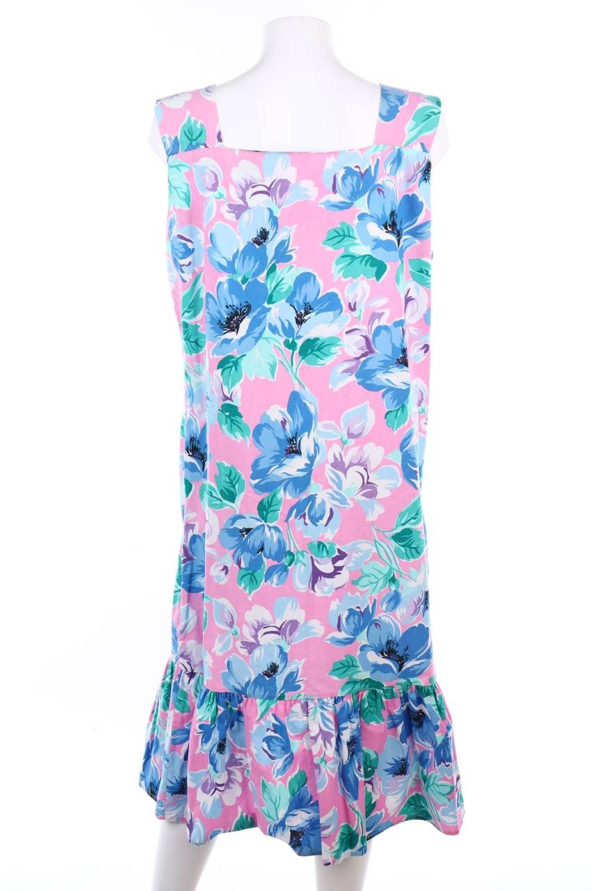 Carou VINTAGE Träger-Kleid Mit Blumen-Print