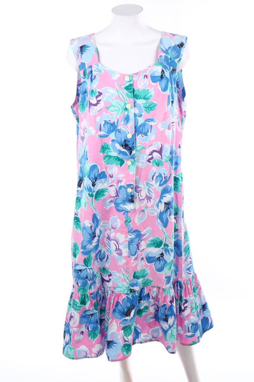 Carou VINTAGE Träger-Kleid mit Blumen-Print