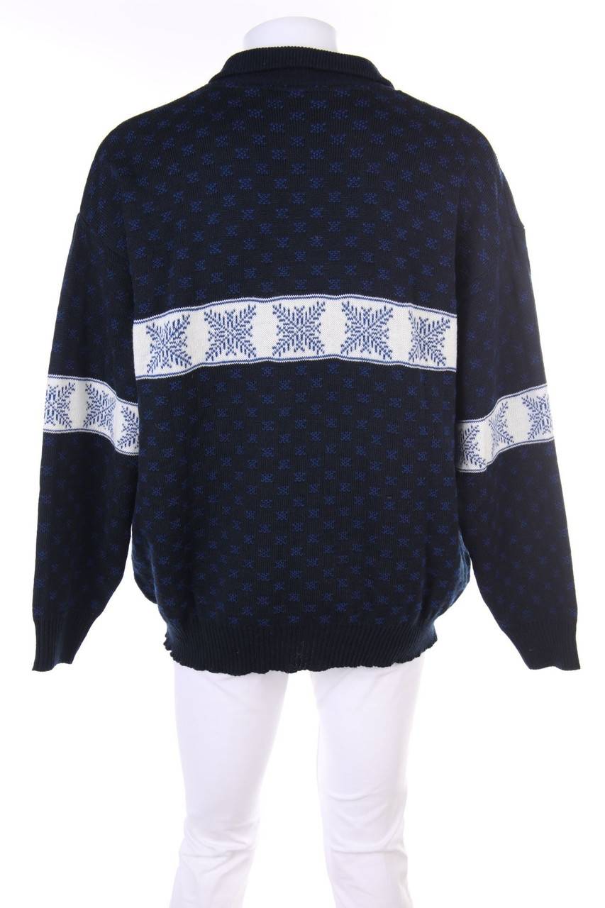Carou VINTAGE Troyer-Pullover Mit Schurwolle