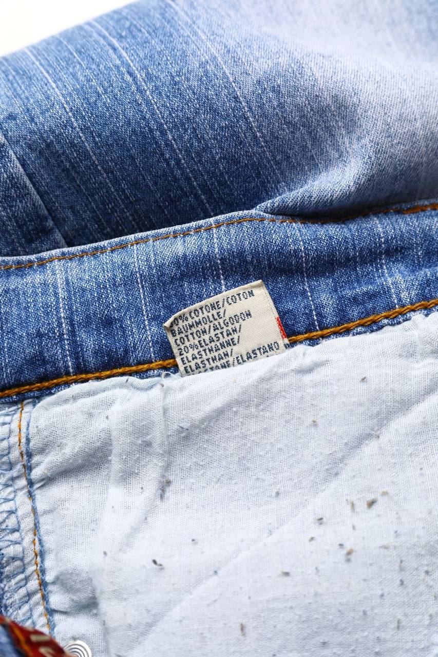 Carou VINTAGE Used Look Flared-Jeans
