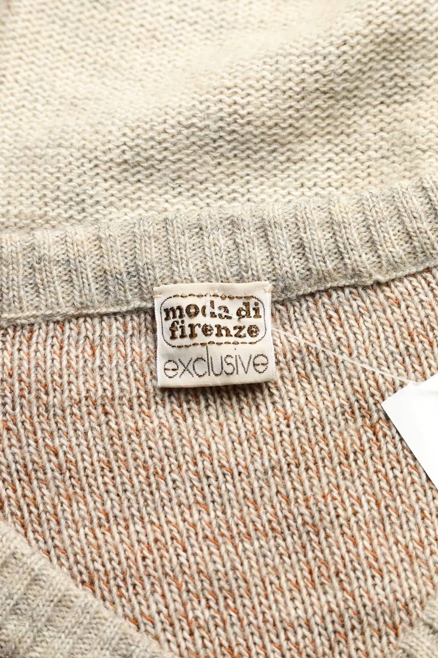Carou VINTAGE V-Neck-Pullover Mit Mohair