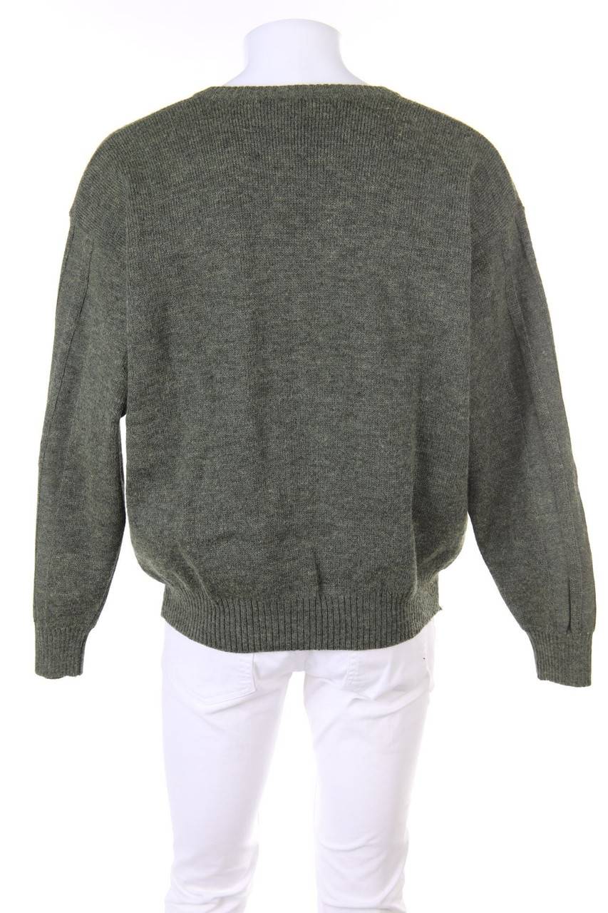 Carou VINTAGE V-Neck-Pullover Mit Stickereien