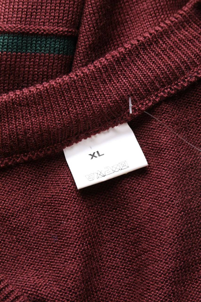Carou VINTAGE V-Neck-Pullover Mit Wolle