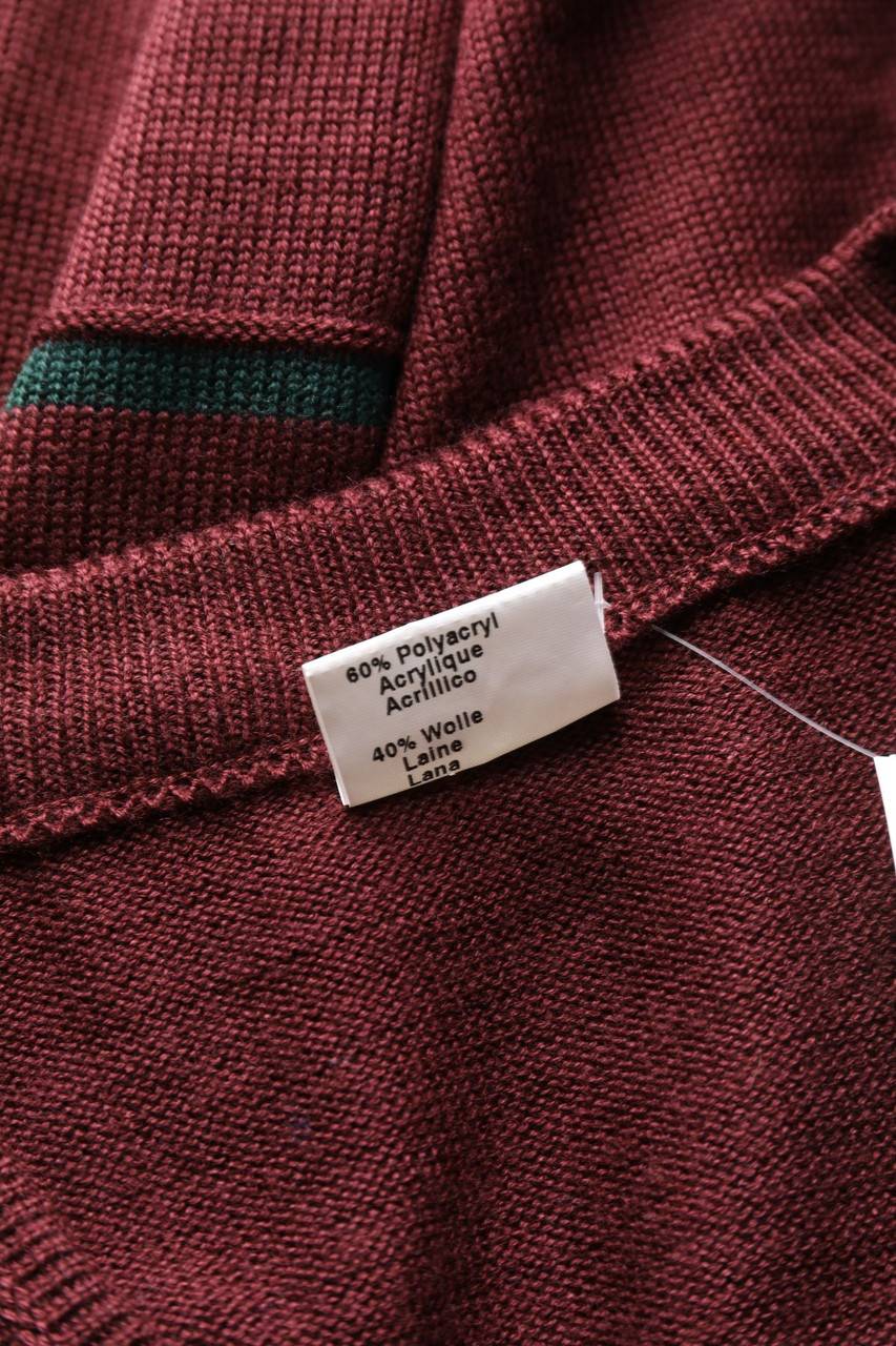 Carou VINTAGE V-Neck-Pullover Mit Wolle