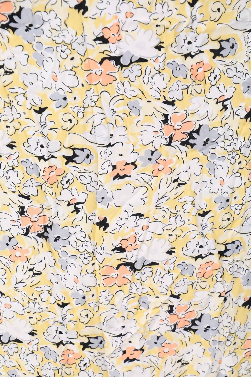 Carou VINTAGE Vintage-Midikleid Mit Blumen-Print