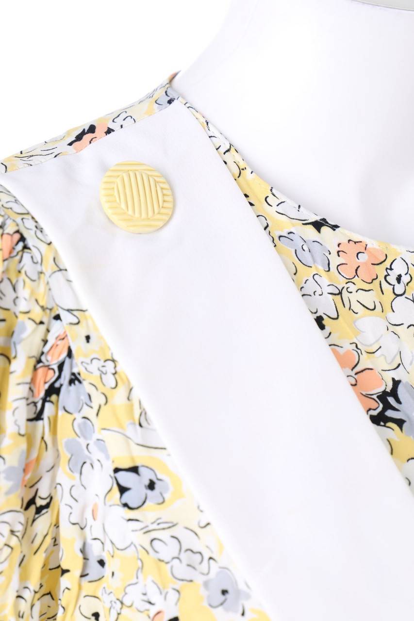 Carou VINTAGE Vintage-Midikleid Mit Blumen-Print