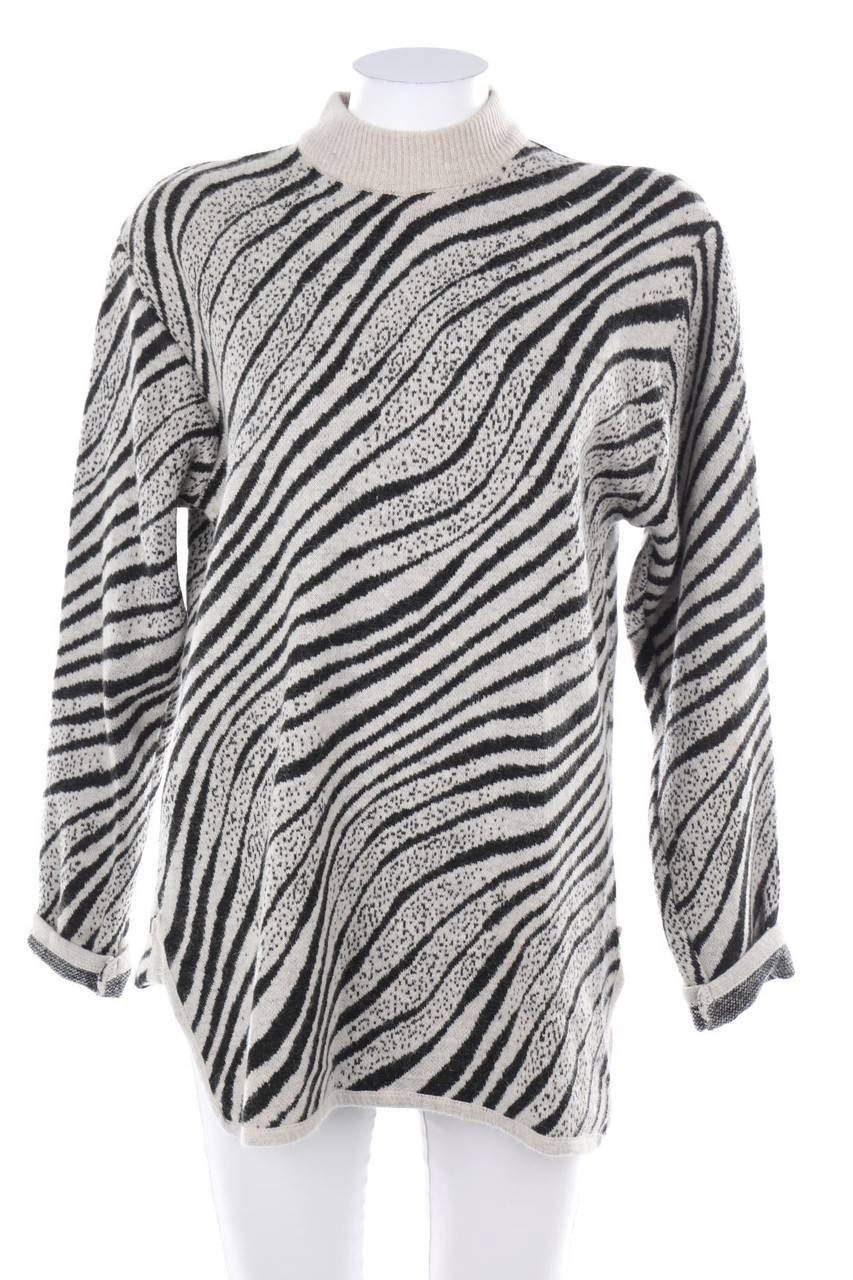 Carou VINTAGE Vintage-Pullover mit Streifen