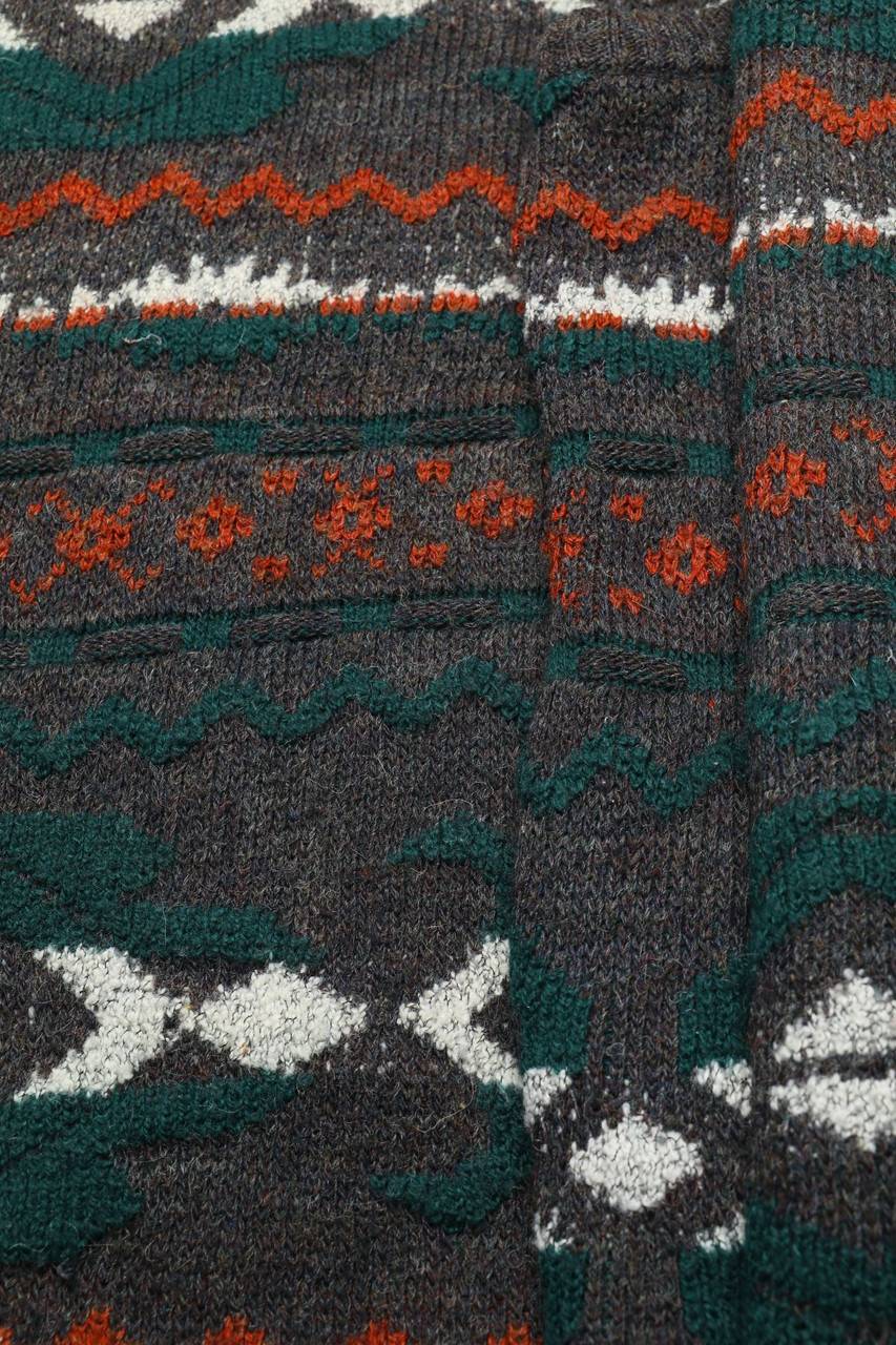 Carou VINTAGE Vintage-Strick-Pullunder Mit Muster