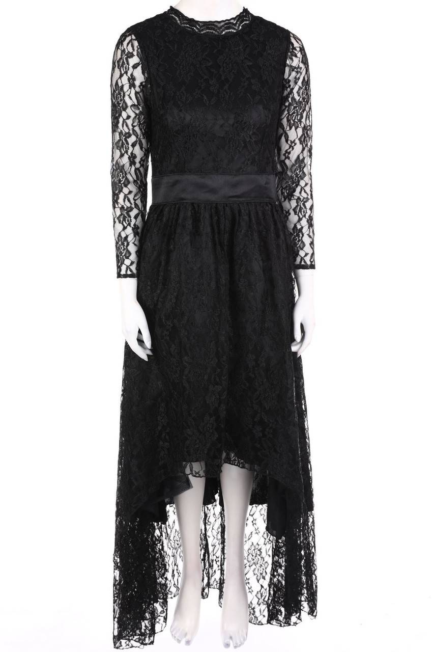 Carou VINTAGE Vokuhila-Kleid aus Spitze
