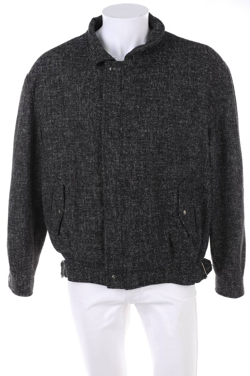 Carou VINTAGE wattierte Jacke aus Woll-Mix