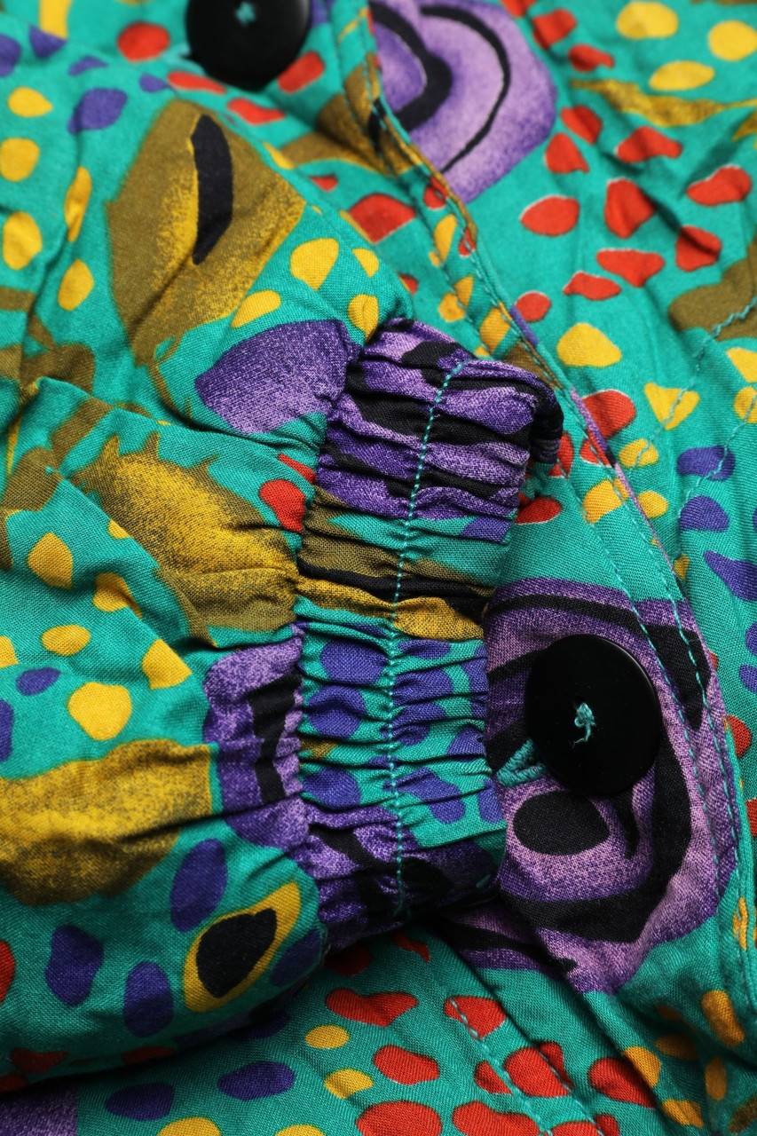 Carou VINTAGE Wattierte Jacke Mit Print