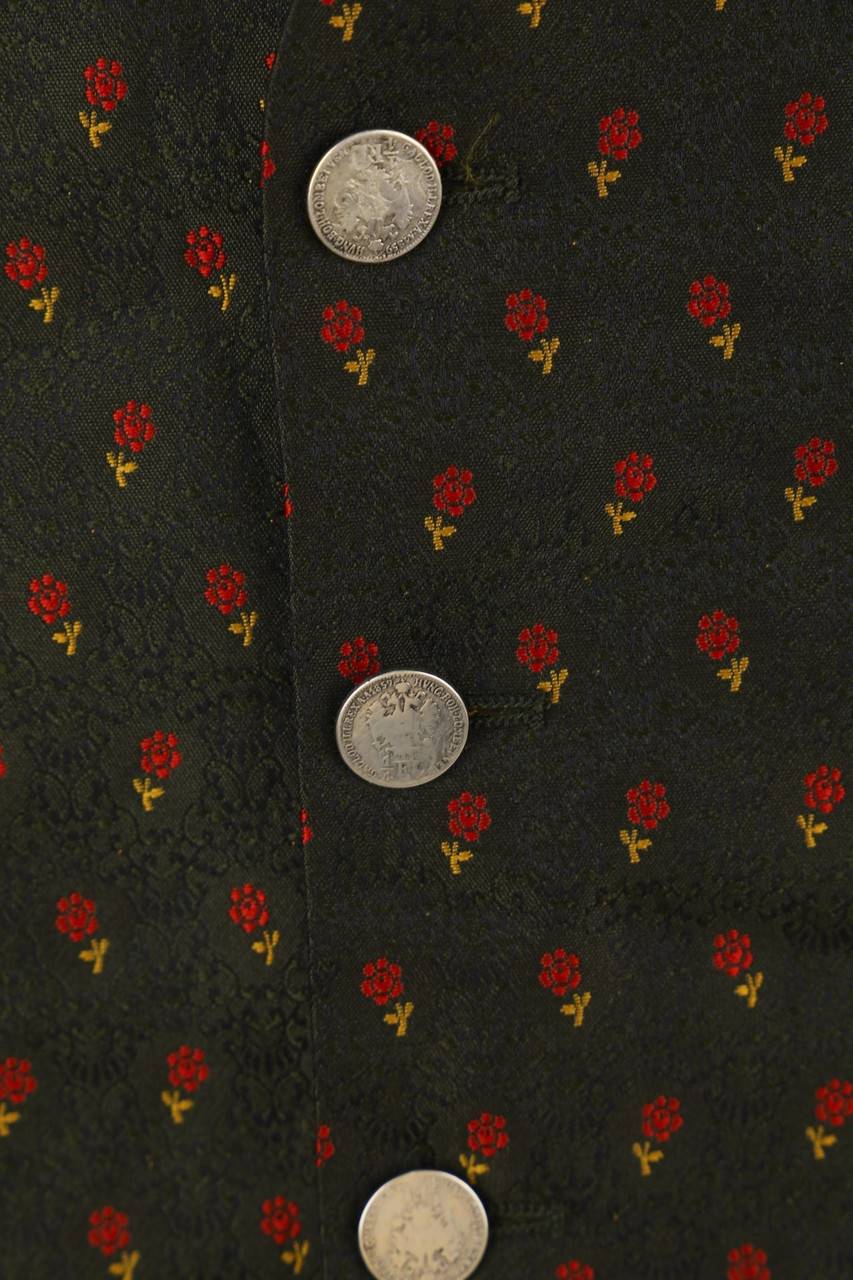 Carou VINTAGE Weste Mit Blumen-Print