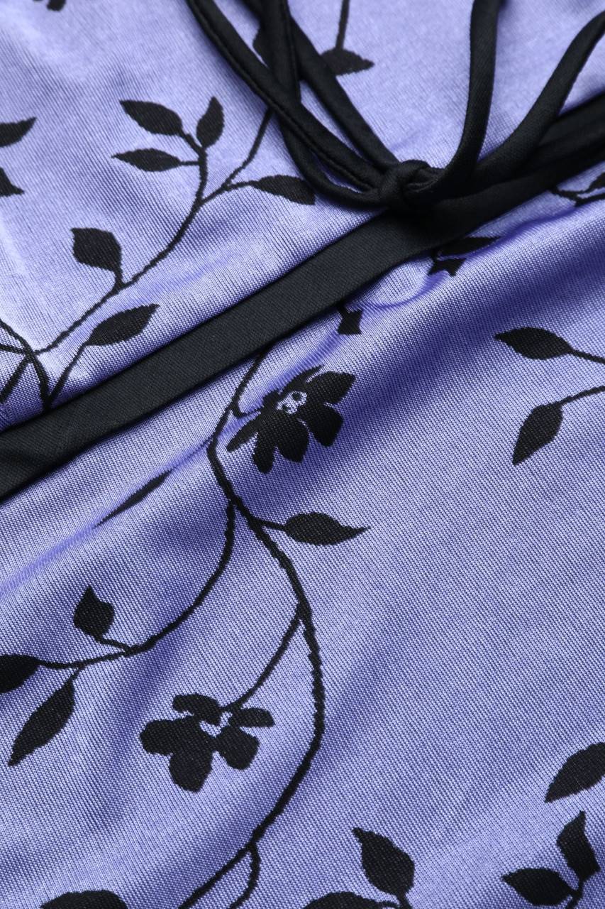 Carou VINTAGE Y2K-Top Mit Blumen-Print