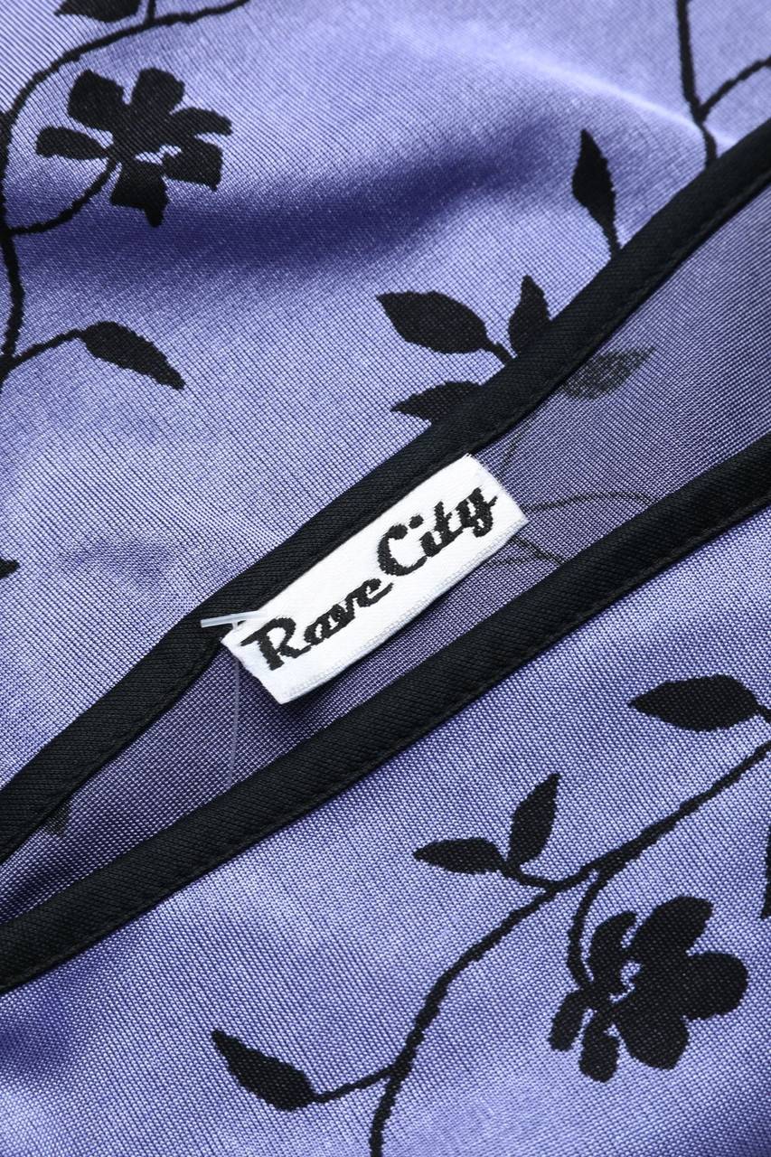 Carou VINTAGE Y2K-Top Mit Blumen-Print