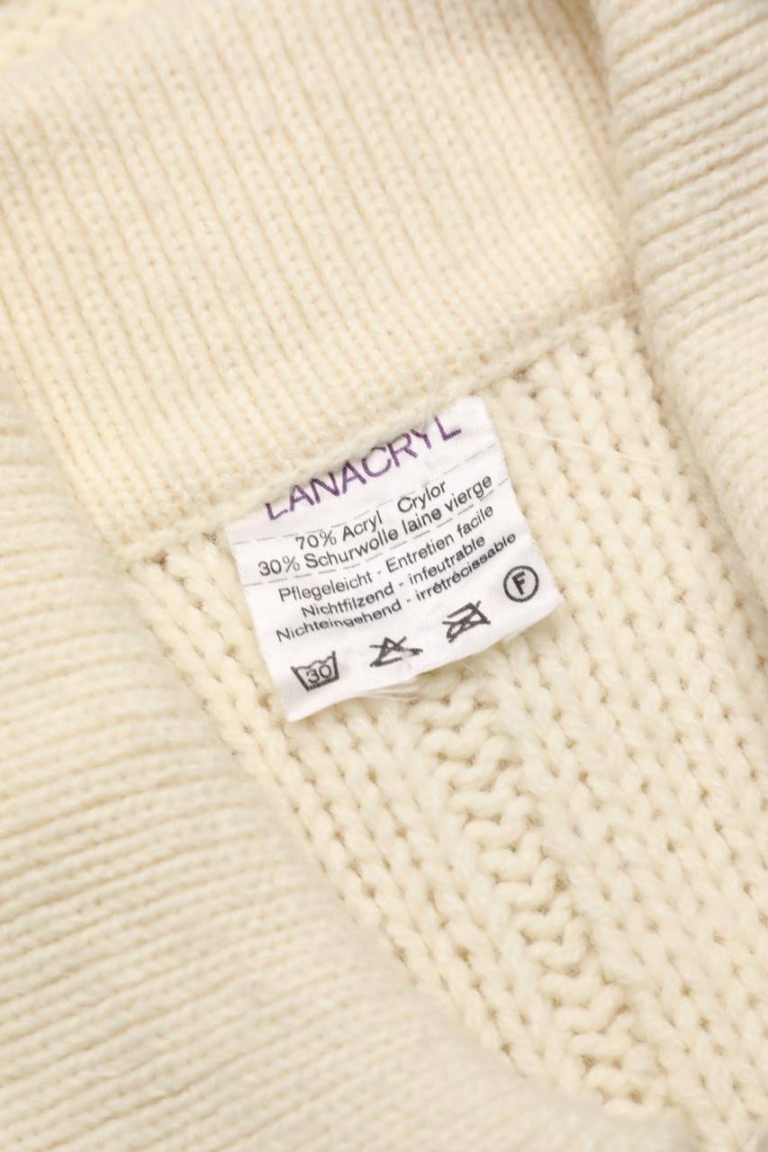 Carou VINTAGE Zipper-Cardigan Aus Schurwoll-Mix