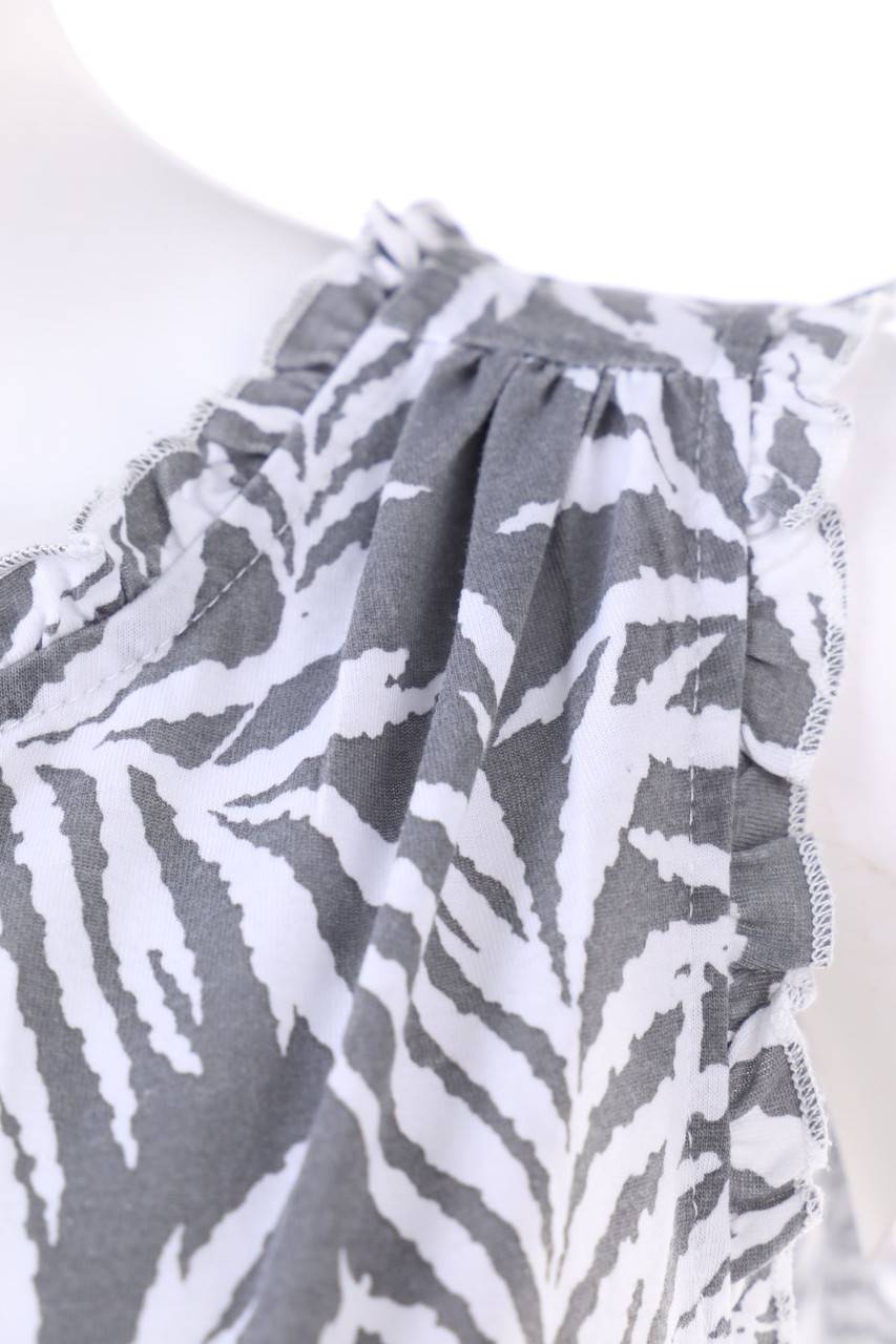 Carou Vivance Collection Top Mit Tropical Print