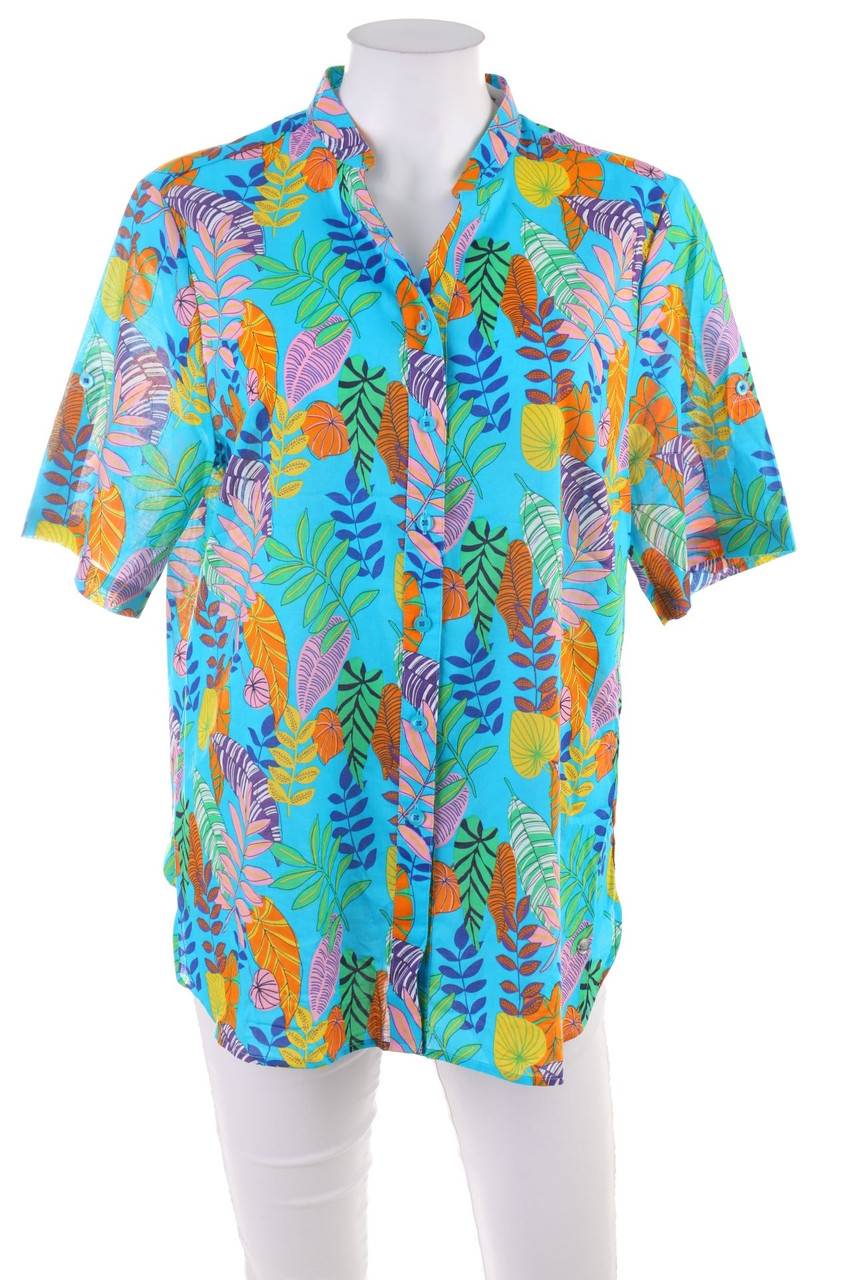 Carou walbusch Hemd-Bluse mit kurzem Ärmel
