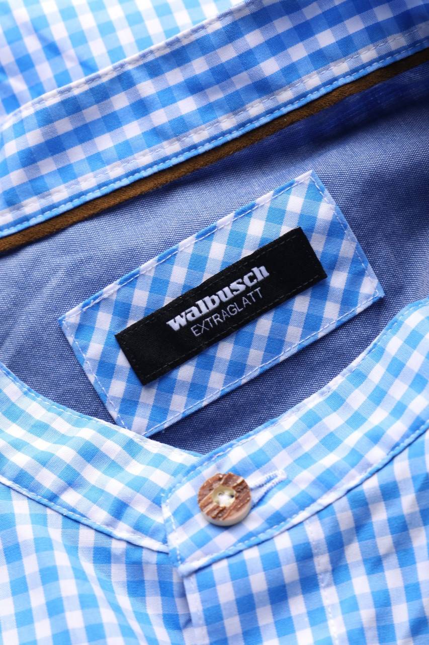 Carou Walbusch Karo-Trachten-Hemd Aus Baumwolle