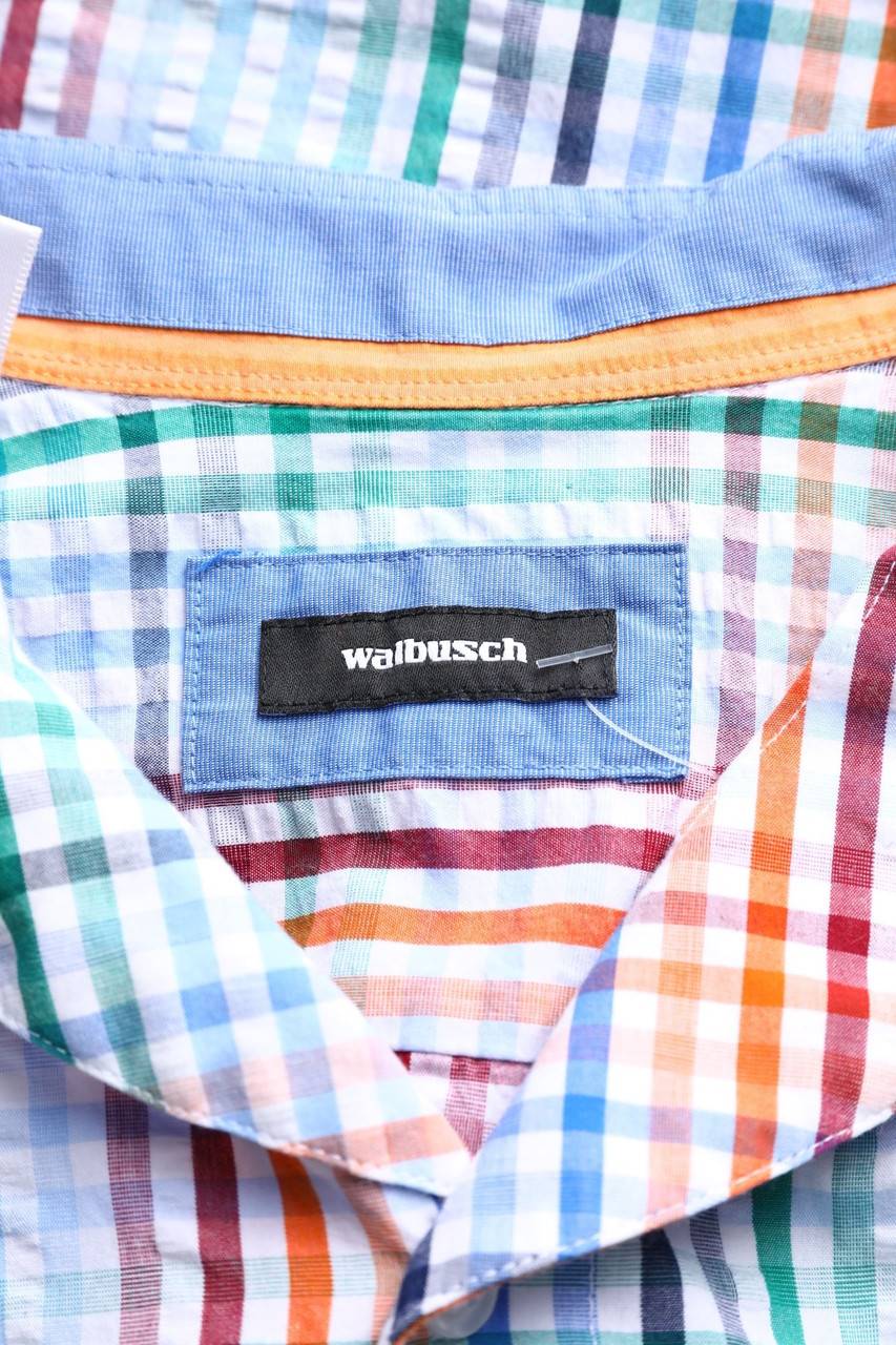 Carou Walbusch Kurzarm-Hemd Mit Karo-Muster